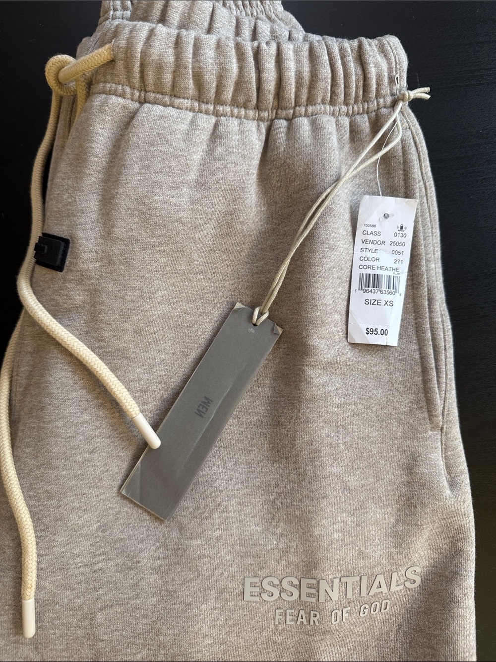 Essentials Fear of God Core Heather Sweatpants - Tan